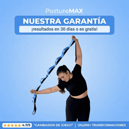 Banda de elongación PostureMAX - Espalda y piernas