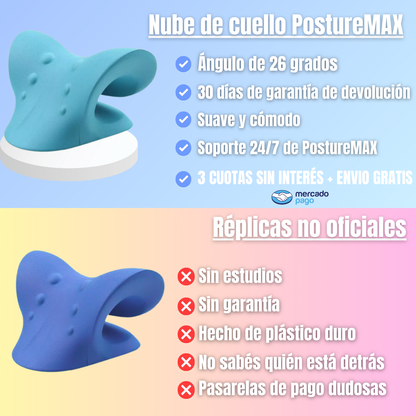 Corrector de postura para cuello y espalda PostureMAX